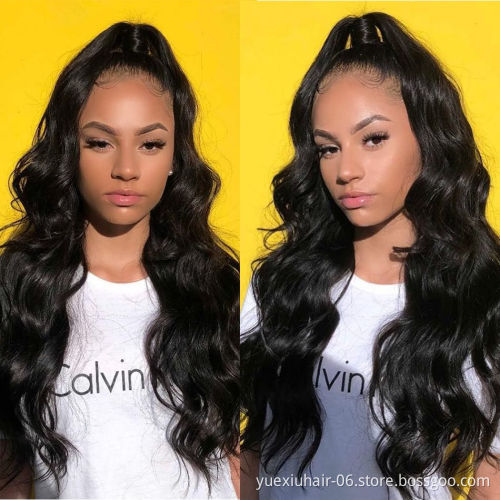 Cheap Wholesale Hair Wigs Human Lace Front Closure Body Wave Full Virgin Brazilian Cuticle Aligned Lace Closure Human Hair Wig